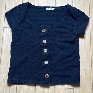 Madewell Black Knit Top